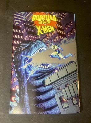 GODZILLA VS X-MEN #1 Foil Variant Cover 2025 Marvel Comics New Unread See Photos-image
