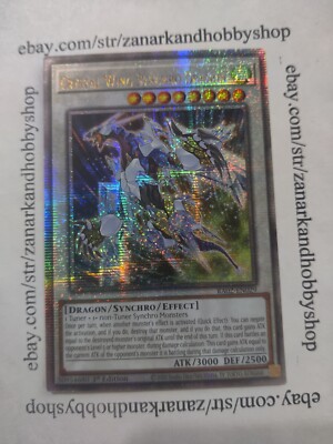 YuGiOh Crystal Wing Synchro Dragon Quarter Century Secret Rare RA02-EN029-image