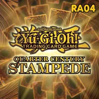 Yugioh Quarter Century Stampede Pick your Secret/Ultra/Super RA04-image