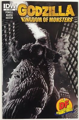 GODZILLA KINGDOM OF MONSTERS #1 DYNAMIC FORCES VARIANT LTD 800 IDW 2011 POWELL-image
