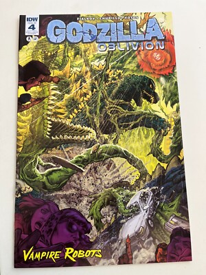 IDW: GODZILLA: OBLIVION #4: VAMPIRE ROBOTS RETAILER EXCLUSIVE VARIANT COVER-image