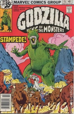 Godzilla #15 VG/FN 5.0 1978 Stock Image Low Grade-image