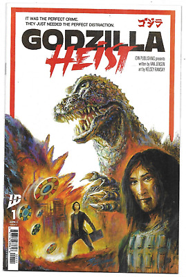 Godzilla Heist Comic 1 First Print Cover A Eggleton 2025 Van Jensen Ramsay IDW-image