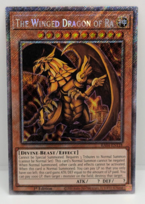The Winged Dragon of Ra (Platinum Secret Rare) RA04-EN118 Quarter Century-image