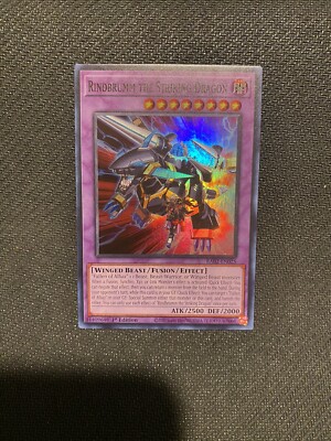 Yu-Gi-Oh! TCG Rindbrumm the Striking Dragon Super Rare RA02-EN025 NM 1st ED-image