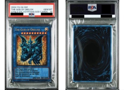 2024 Yu-Gi-Oh! The GOD OF OBELISK PSA10 25th Anniversary limited Stainless STL-image