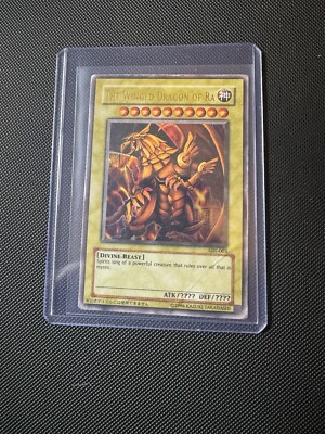 The Winged Dragon of Ra GBI-003 Rare Game boy Holo Promo 2003 Yu Gi Oh Yugioh-image