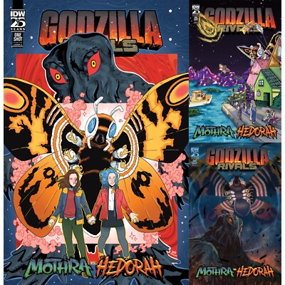 Godzilla Rivals: Mothra vs Hedorah (2024) 1 | IDW Publishing | COVER SELECT-image