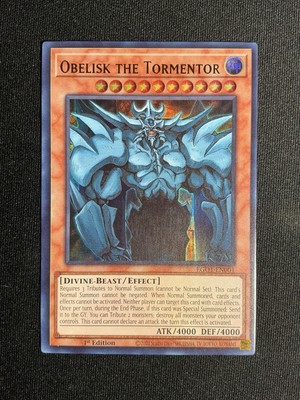 [NM] Obelisk the Tormentor EG01-EN001 1st Edition Ultra Rare 2021-image