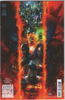 JUSTICE LEAGUE VS GODZILLA VS KONG #2 1:25 MATTINA VARIANT 2023 DC 111823-image