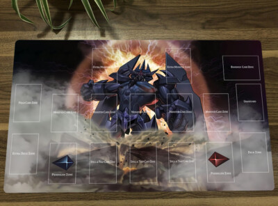 YGO Playmat Obelisk the Tormentor CCG TCG Pad Trading Card Game Mat &Zones-image