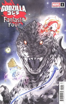 Godzilla vs. Fantastic Four 1F NM 2025 Stock Image-image