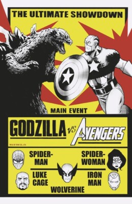 Godzilla Vs Avengers #1 Lee Garbett Versus Variant Pre Order 6/18 Marvel Comics-image