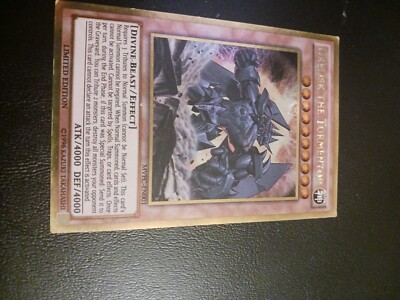 yugioh cards OBELISK THE TORMENTOR limited edition 1996 ATK/4000 DEF/4000 MVPC-E-image