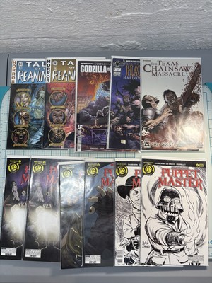 Puppet Master Comic Book Lot Horror Texas Chainsaw Massacre Godzilla Vs Chicago-image