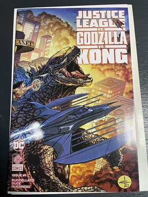 Justice League Vs.Godzilla Vs. Kong #1A, DC/Legendary Comics, 2023-image