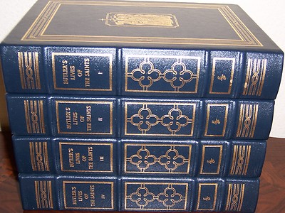 Easton Press BUTLER'S LIVES OF THE SAINTS 4 vols Thurston & Attwater - RARE-image