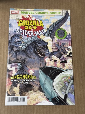 GODZILLA VS SPIDER-MAN #1 BRADSHAW VARIANT FIRST PRINT MARVEL COMICS (2025)-image