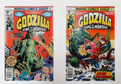 Godzilla 1 and 8 -Marvel - 1977-image