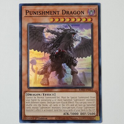 Punishment Dragon - RA03-EN015 - NM - Super Rare - 1st ed - Yugioh-image