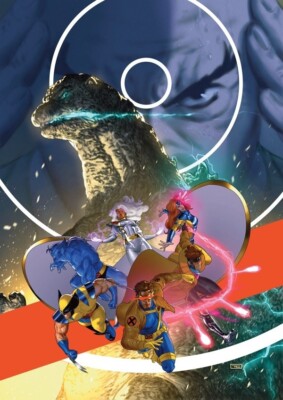 GODZILLA vs THE X-MEN 1 1:100 TAURIN CLARKE VIRGIN VARIANT NM INCENTIVE RI 2025-image