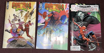 Godzilla Vs Power Rangers II Lot And Spider-Man-image