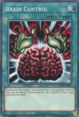  1x Brain Control - EGO1-EN023 - Common - 1st Edition - Egyptian God Deck: Obeli-image