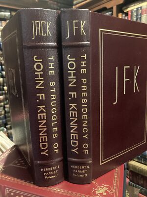 Easton Press: PRESIDENT JOHN F. KENNEDY: 2 VOLS: CAMELOT: MASSACHUSETTS SENATOR-image