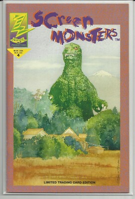 1993 GODZILLA Screen Monsters #4 (Comic Zone) TRADING CARD EDITION Comic Book-image