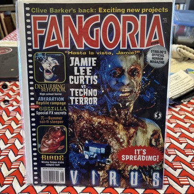 Fangoria Horror Magazine #175 1998 Virus Disturbing Behavior Blade Godzilla-image