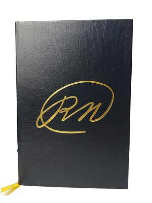 The Memoirs Of Richard Nixon SIGNED ~ EASTON PRESS~ Leather 1988 Collector's Ed.-image