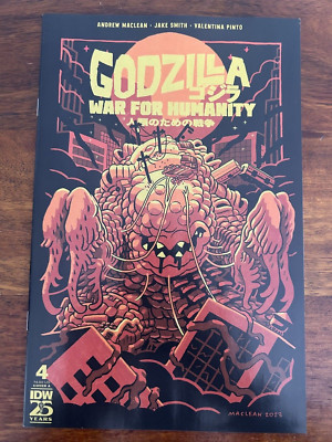 GODZILLA WAR FOR HUMANITY #4 MACLEAN COVER IDW COMICS 2024-image