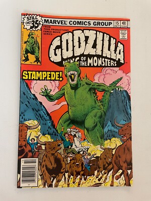 Godzilla # 15 VF/NM Marvel Comic Book Toho Dinosaur Monster 14 J263-image