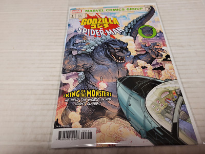 Godzilla versus Spider-Man # 1 (2025, Marvel) 1st Print Monster Homage Variant-image