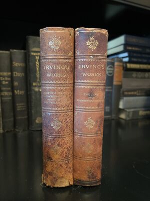 Irving's Works Life and Voyages of Christopher Columbus & Tales of a Traveller-image