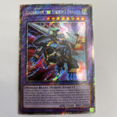 Rindbrumm the Striking Dragon (Quarter Century Secret Rare) RA02-EN025 25th...-image