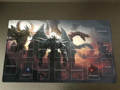 WVICM CCG Playmat Osiris The Sky Dragon & Obelisk The Tormentor TCG Mat & Bag-image