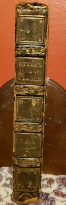 Rare Vintage Life & Remains Of Edward Daniel Clarke Vol 1 Leatherbound Book 1825-image