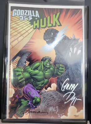 GODZILLA VS HULK #1 CVR F MCGUINNESS FOIL SGN GERRY DUGGAN & LAURA MARTIN NO COA-image