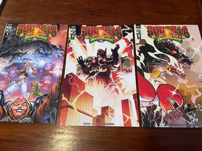 Godzilla vs. Mighty Morphin Power Rangers II Lot 1 4 5 Ships In Gemini-image