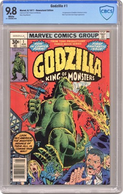 Godzilla #1 CBCS 9.8 Newsstand 1977 21-199C00C-004-image