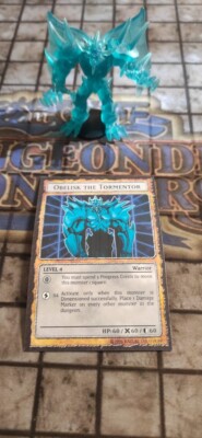 Yugioh Dungeon Dice Monsters Obelisk the Tormentor Custom DDM figure Clear-image