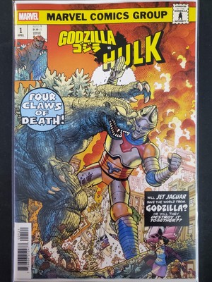 Godzilla vs Hulk #1 Variant Marvel 2025 VF/NM Comics-image