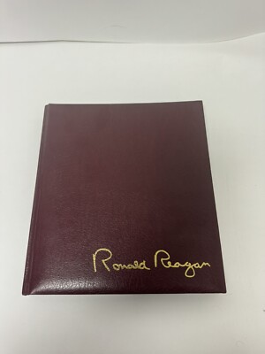 Ronald Reagan An American Hero - Leather Hardcover Book-image