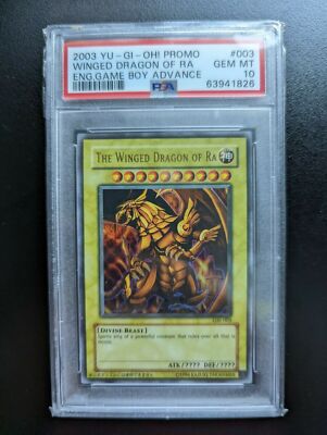 YUGIOH GBI-003 THE WINGED DRAGON OF RA ULTRA RARE PSA 10 GEM MINT #63941826-image