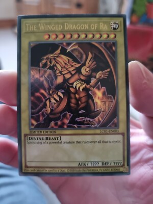LC01-EN003 The Winged Dragon of Ra : Ultra Rare Limited Edition YuGiOh Card 25th-image