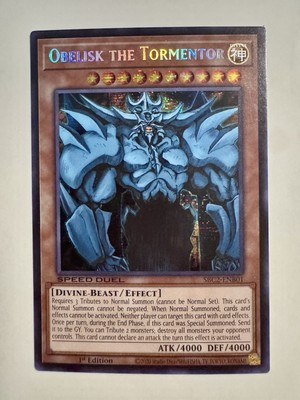Yugioh! Obelisk the Tormentor - SBC2-ENB01 - Prismatic Secret Rare - 1st Edition-image