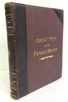 Great Men And Famous Women Volume I Soldiers & Sailors 1894 Half-Leather Bound-image