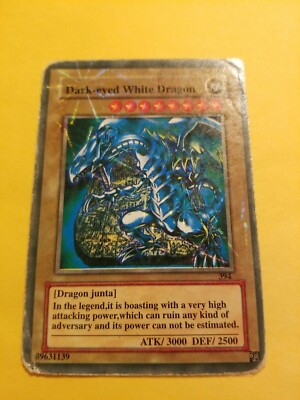 YUGIOH Dark Eyed White Dragon 394 89631139-image