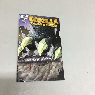 Godzilla Kingdom Of Monster #1 Bell Book & Comic Retailer IDW 2011 (GZ40)-image